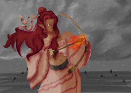 Character: Yona (WilyKit on ArtFight)